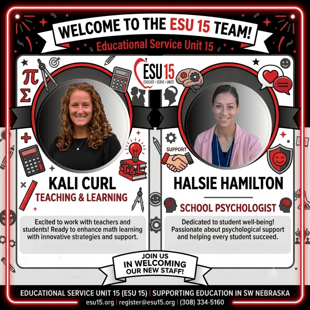 🎉 Welcome to the ESU 15 Team! 🎉
